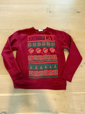 COLDPLAY ugly Christmas sweatshirt